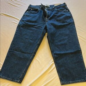 Blue Straight Leg Jeans for Effortless Style